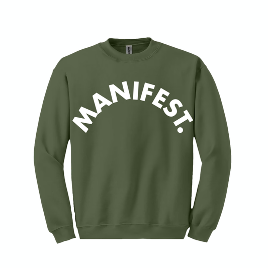 M. GREEN MANIFEST ARCH SWEATSHIRT